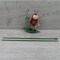 Rain Gauge Garden Metal Stake Ladybug Decorative Outdoor Yard Decor